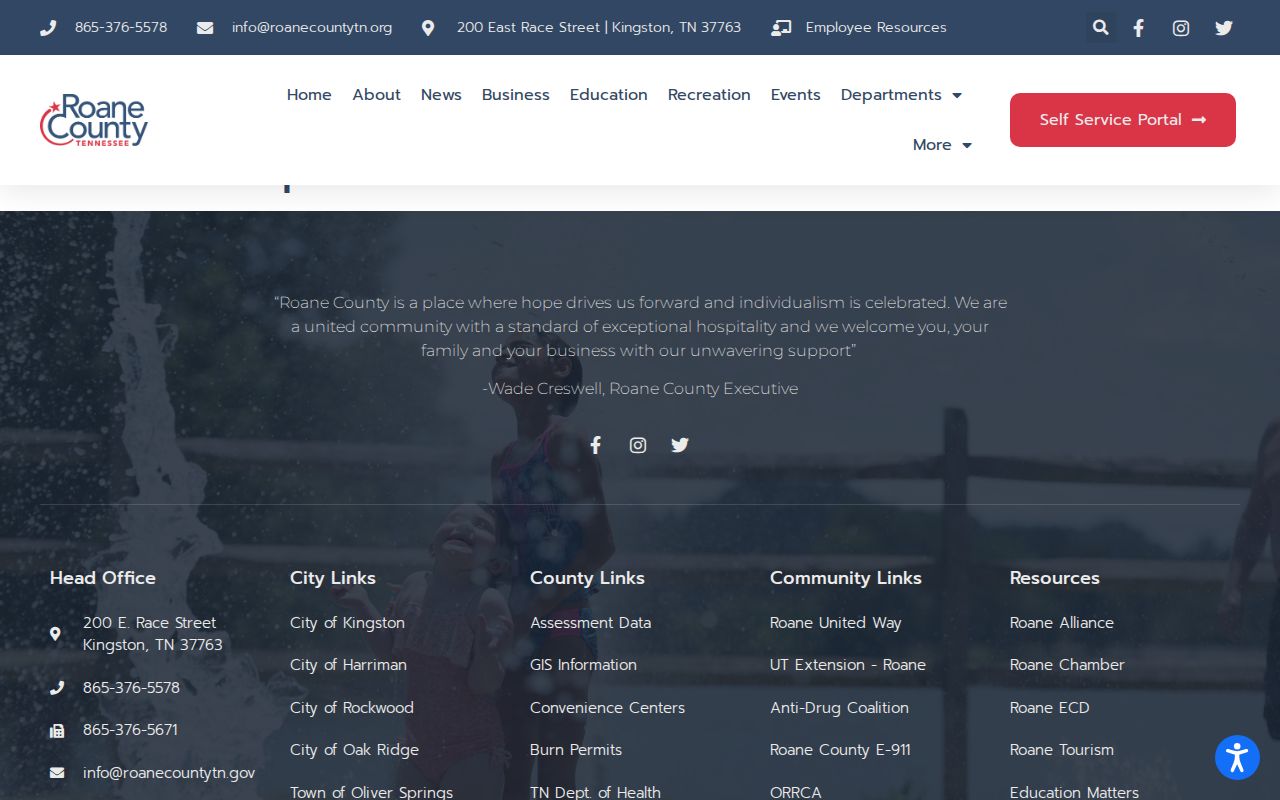 Roane County 24 hour release official sheriff and jail directory