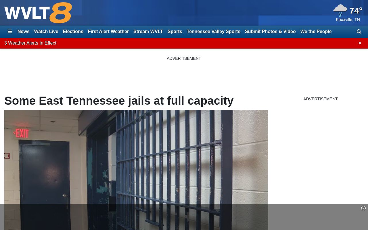 Roane County Detention Facility historical crowding and release context